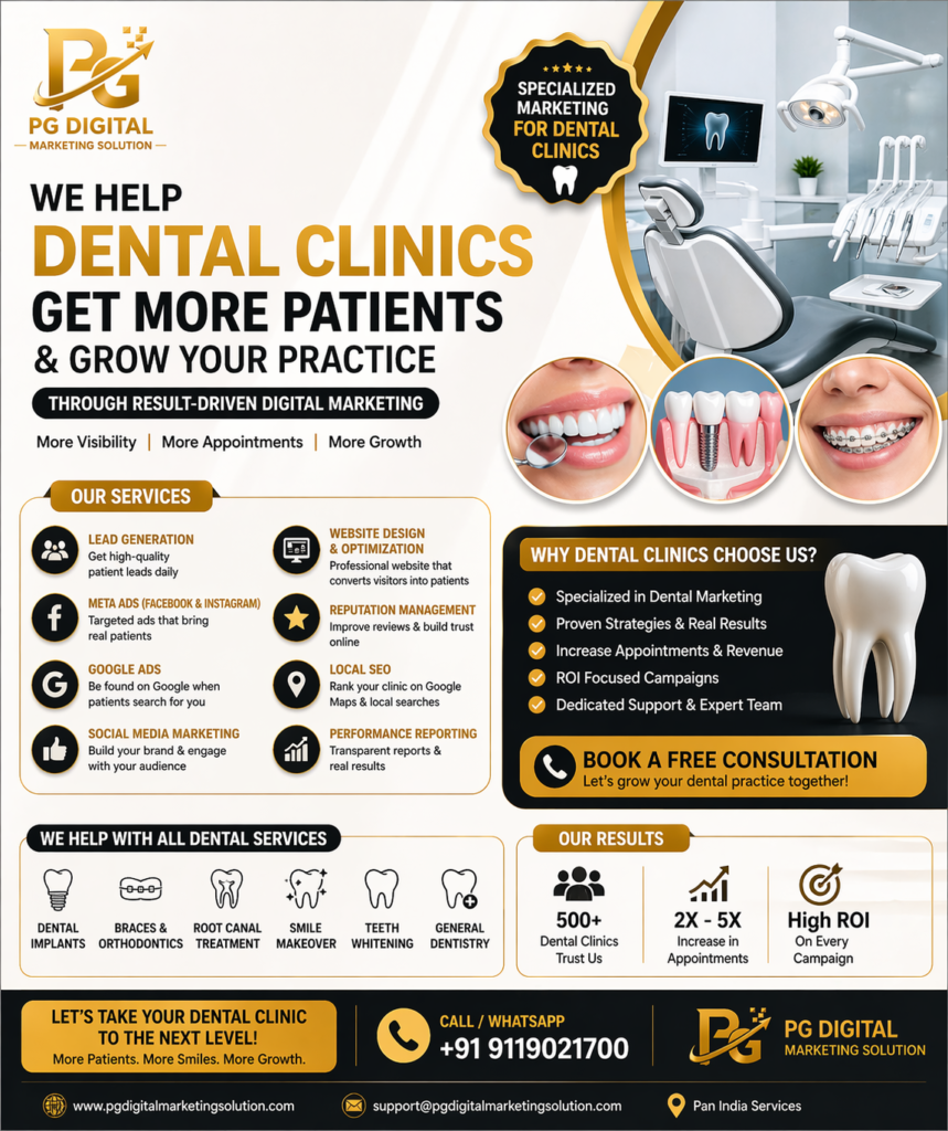 We help dental clinics get more patients & grow your practice